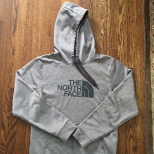 Men’s north face pullover grey, great condition SM